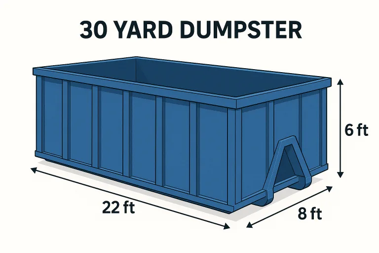 Dumpster Size - Dumpster Rental of Southeast Michigan
